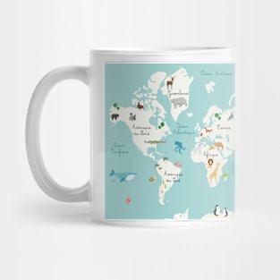 World's map Mug